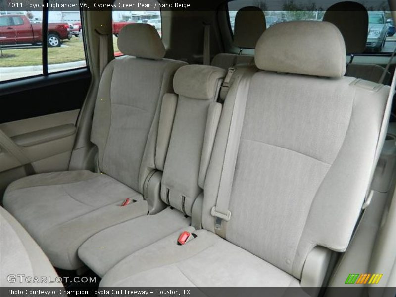 Cypress Green Pearl / Sand Beige 2011 Toyota Highlander V6