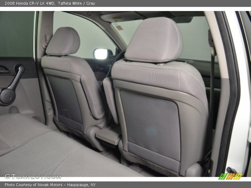 Taffeta White / Gray 2008 Honda CR-V LX 4WD