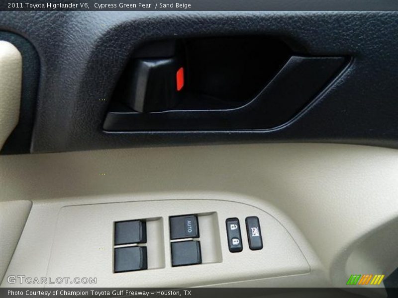 Cypress Green Pearl / Sand Beige 2011 Toyota Highlander V6