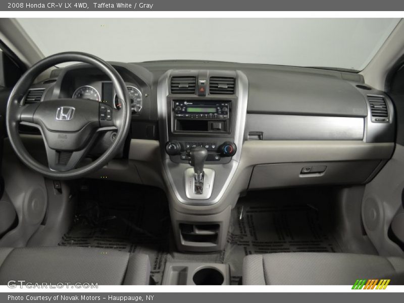 Taffeta White / Gray 2008 Honda CR-V LX 4WD