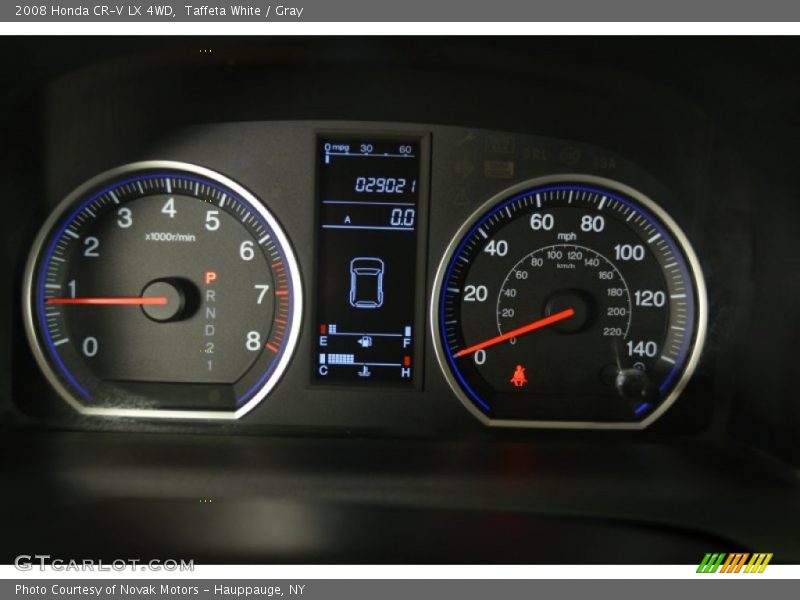 Taffeta White / Gray 2008 Honda CR-V LX 4WD