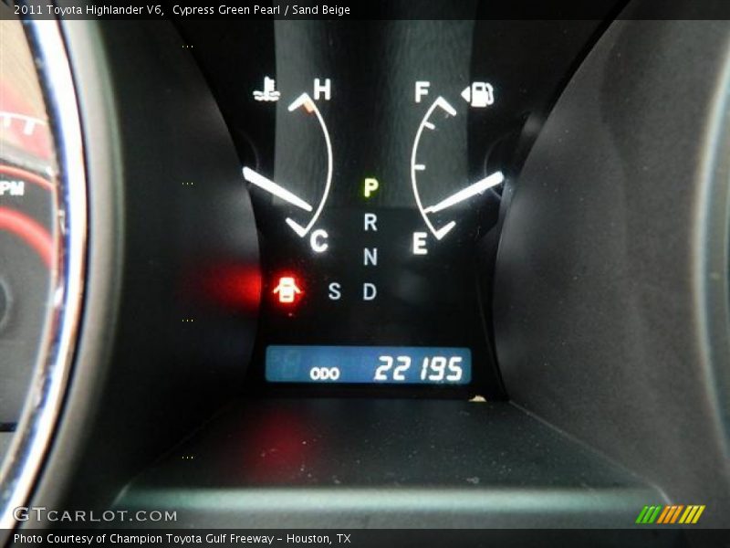 Cypress Green Pearl / Sand Beige 2011 Toyota Highlander V6