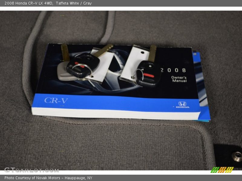 Taffeta White / Gray 2008 Honda CR-V LX 4WD