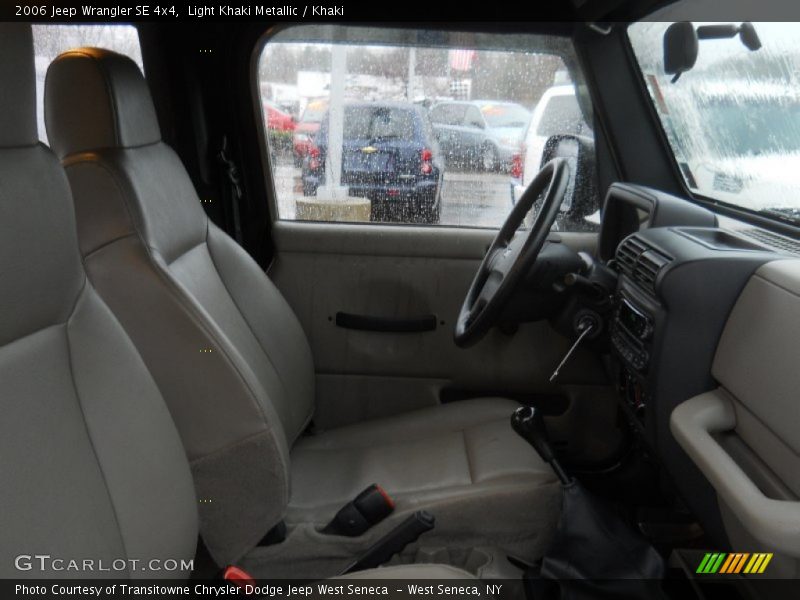 Light Khaki Metallic / Khaki 2006 Jeep Wrangler SE 4x4
