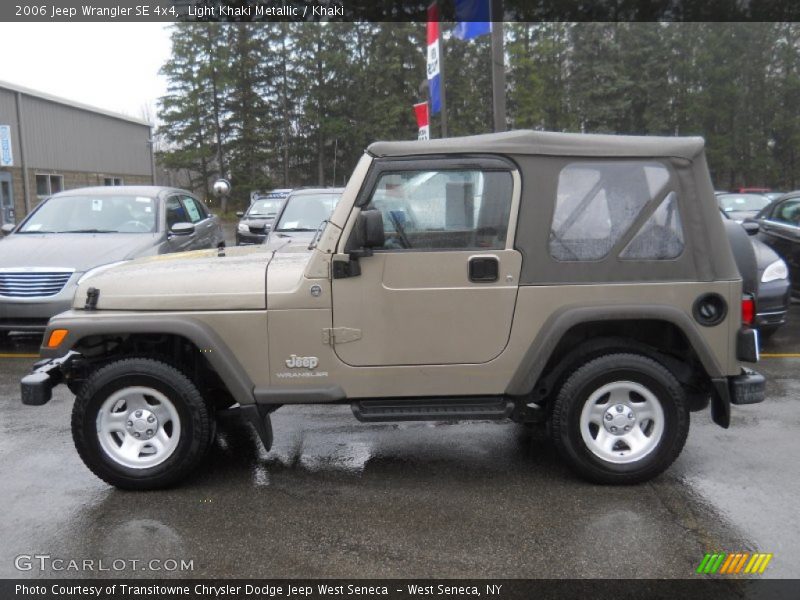 Light Khaki Metallic / Khaki 2006 Jeep Wrangler SE 4x4