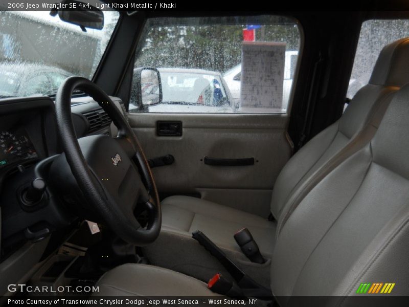 Light Khaki Metallic / Khaki 2006 Jeep Wrangler SE 4x4