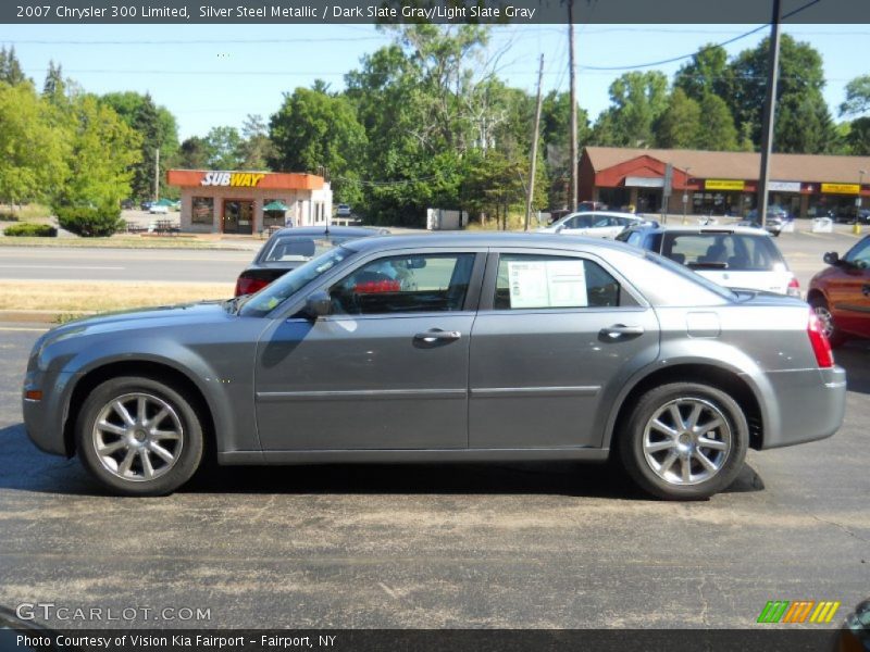 Silver Steel Metallic / Dark Slate Gray/Light Slate Gray 2007 Chrysler 300 Limited