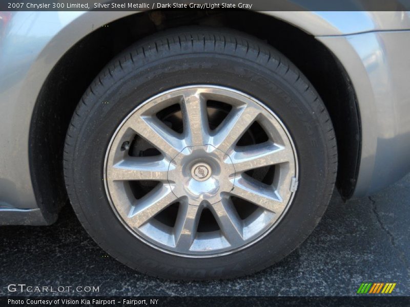 Silver Steel Metallic / Dark Slate Gray/Light Slate Gray 2007 Chrysler 300 Limited