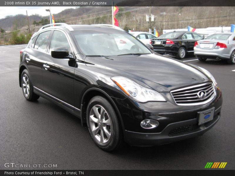Black Obsidian / Graphite 2008 Infiniti EX 35 Journey AWD