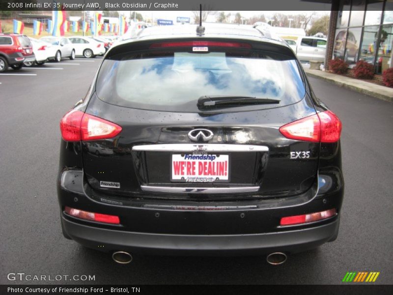Black Obsidian / Graphite 2008 Infiniti EX 35 Journey AWD