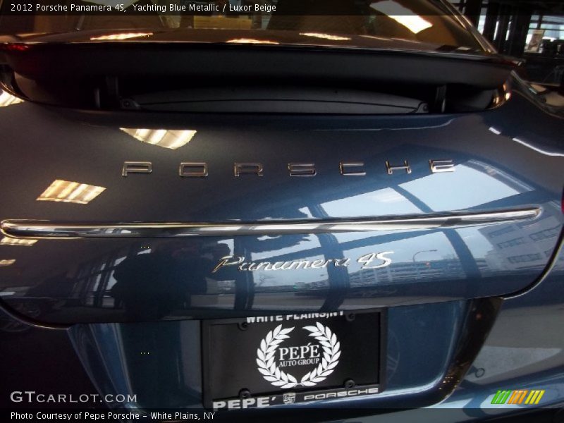 Yachting Blue Metallic / Luxor Beige 2012 Porsche Panamera 4S