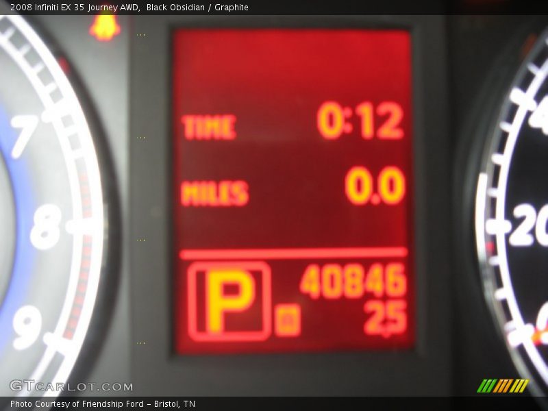 Black Obsidian / Graphite 2008 Infiniti EX 35 Journey AWD