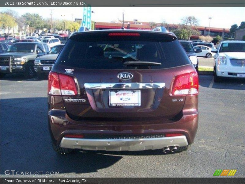 Ebony Black / Black 2011 Kia Sorento SX V6