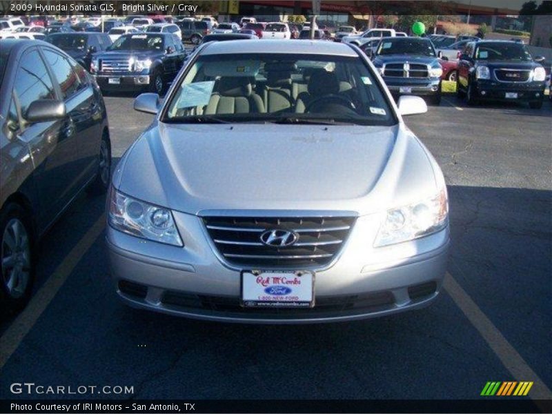 Bright Silver / Gray 2009 Hyundai Sonata GLS