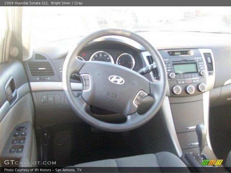 Bright Silver / Gray 2009 Hyundai Sonata GLS