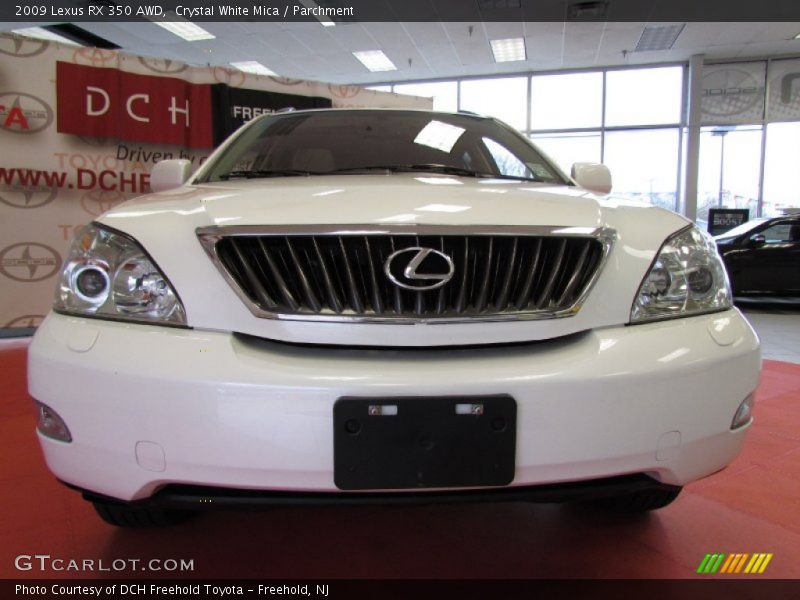 Crystal White Mica / Parchment 2009 Lexus RX 350 AWD