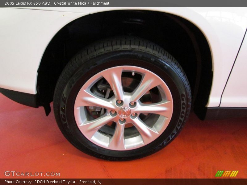 Crystal White Mica / Parchment 2009 Lexus RX 350 AWD