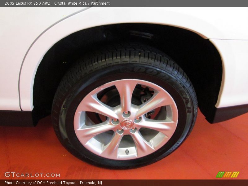 Crystal White Mica / Parchment 2009 Lexus RX 350 AWD