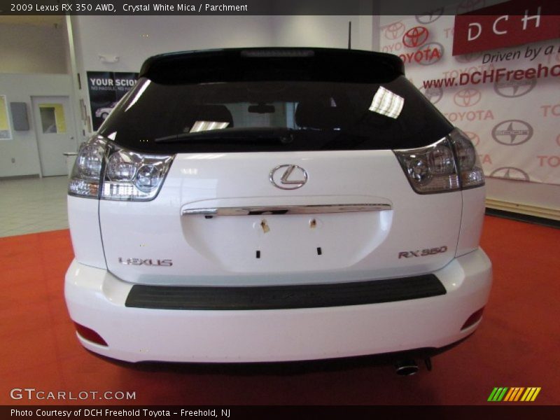 Crystal White Mica / Parchment 2009 Lexus RX 350 AWD
