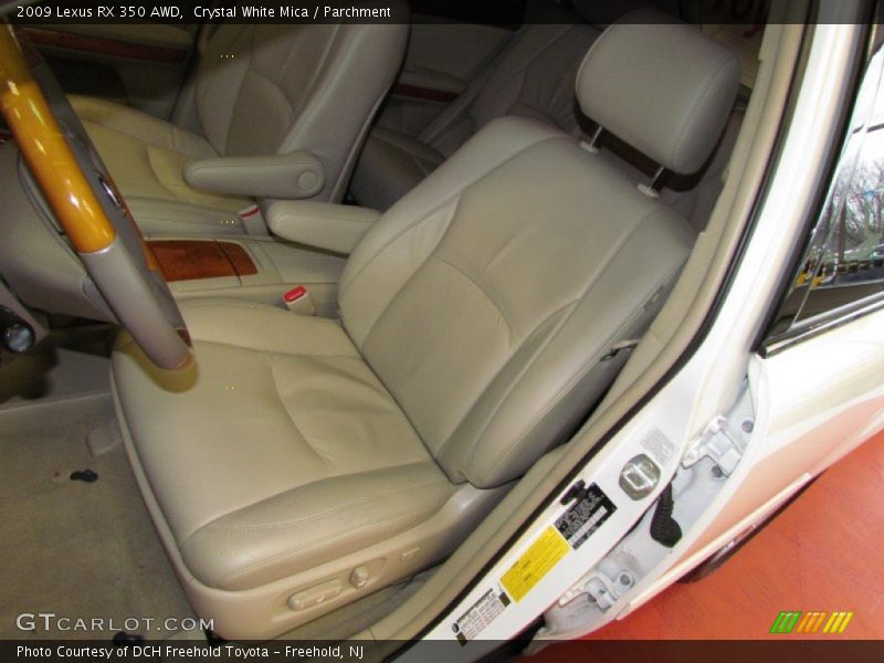 Crystal White Mica / Parchment 2009 Lexus RX 350 AWD