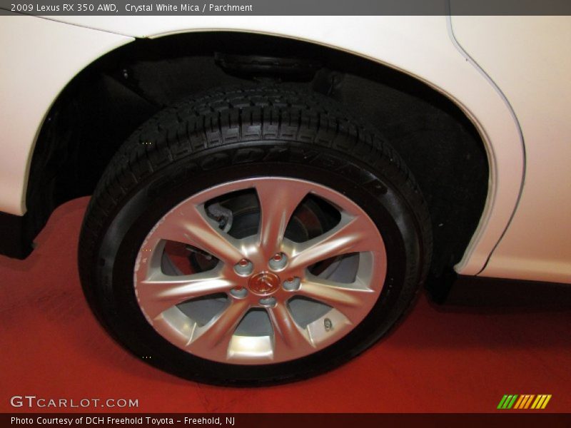 Crystal White Mica / Parchment 2009 Lexus RX 350 AWD
