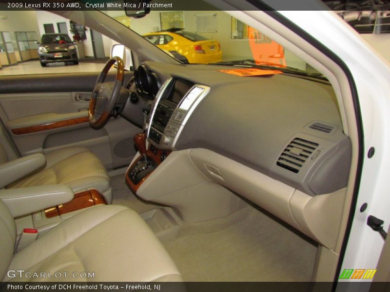 Crystal White Mica / Parchment 2009 Lexus RX 350 AWD