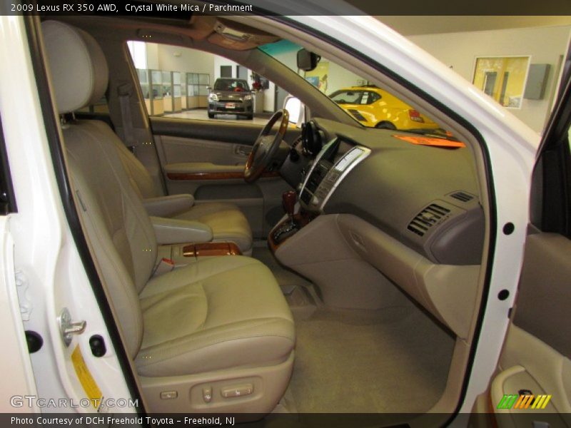 Crystal White Mica / Parchment 2009 Lexus RX 350 AWD