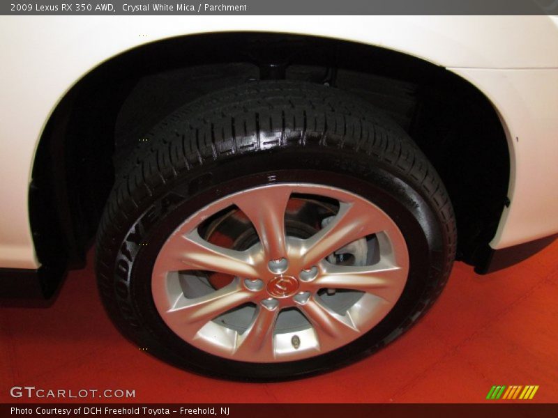 Crystal White Mica / Parchment 2009 Lexus RX 350 AWD