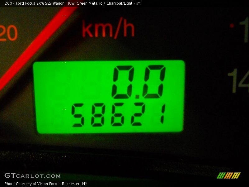 Kiwi Green Metallic / Charcoal/Light Flint 2007 Ford Focus ZXW SES Wagon