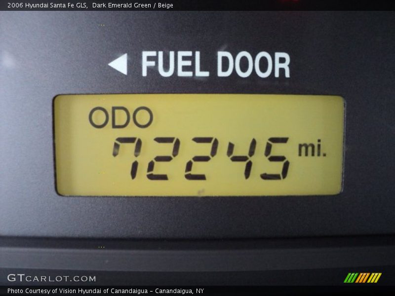 Dark Emerald Green / Beige 2006 Hyundai Santa Fe GLS