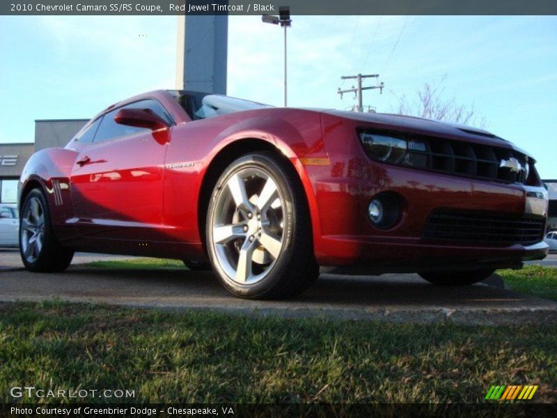 Red Jewel Tintcoat / Black 2010 Chevrolet Camaro SS/RS Coupe