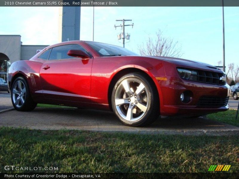 Red Jewel Tintcoat / Black 2010 Chevrolet Camaro SS/RS Coupe