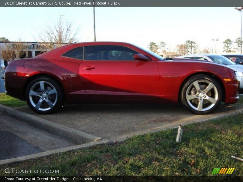 Red Jewel Tintcoat / Black 2010 Chevrolet Camaro SS/RS Coupe