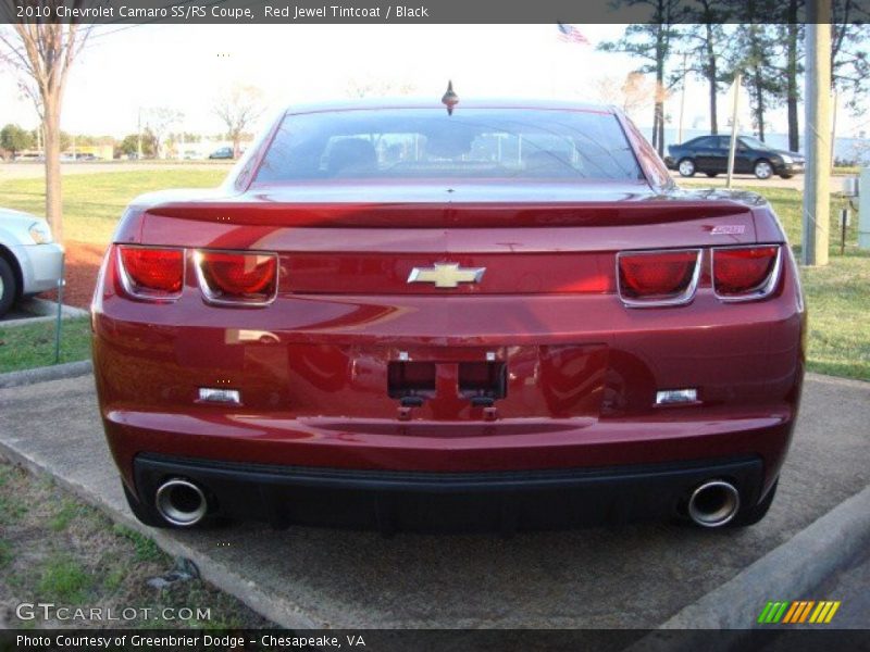 Red Jewel Tintcoat / Black 2010 Chevrolet Camaro SS/RS Coupe