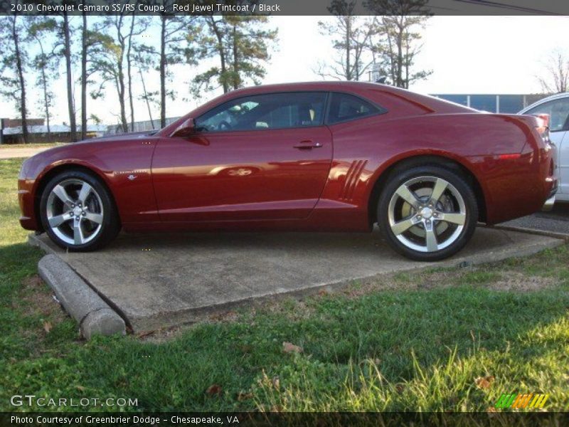 Red Jewel Tintcoat / Black 2010 Chevrolet Camaro SS/RS Coupe
