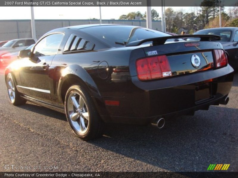 Black / Black/Dove Accent 2007 Ford Mustang GT/CS California Special Coupe