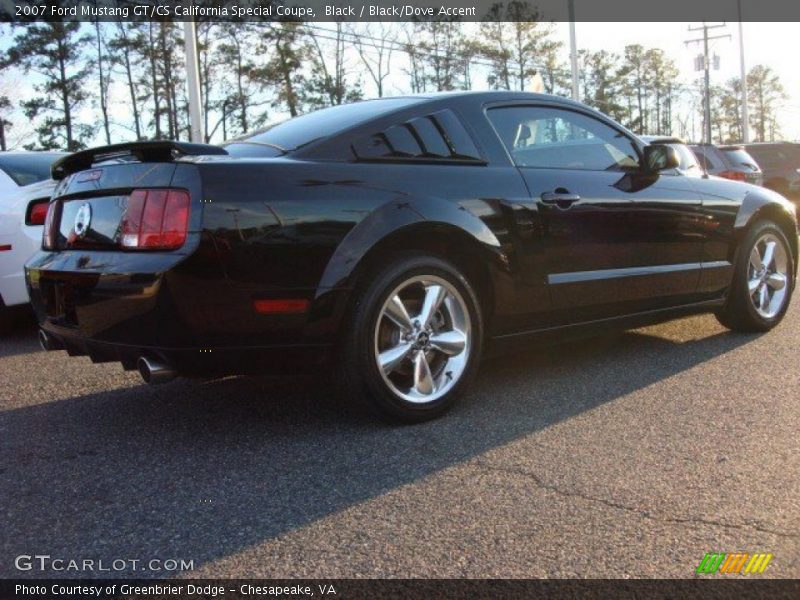 Black / Black/Dove Accent 2007 Ford Mustang GT/CS California Special Coupe