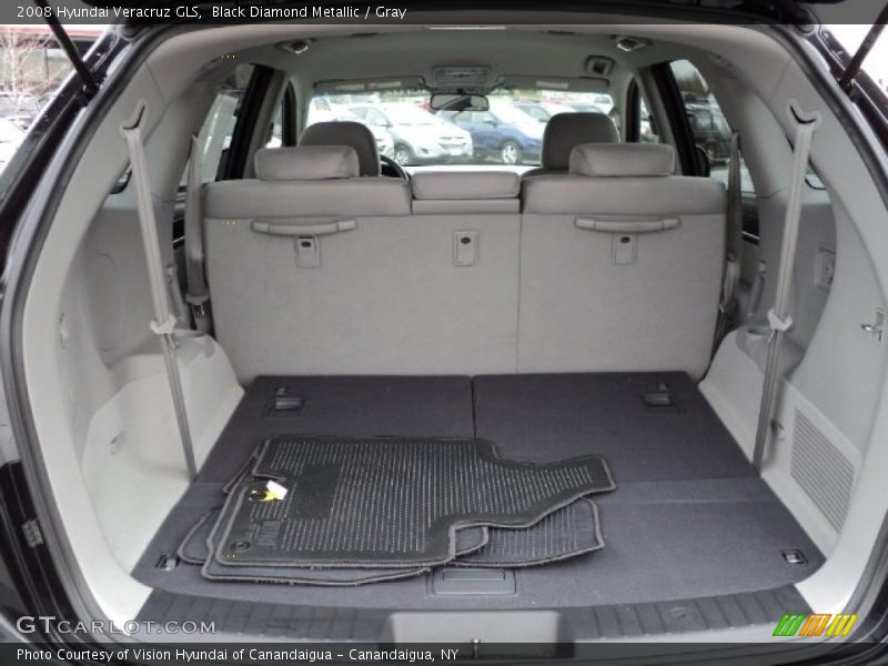 Black Diamond Metallic / Gray 2008 Hyundai Veracruz GLS