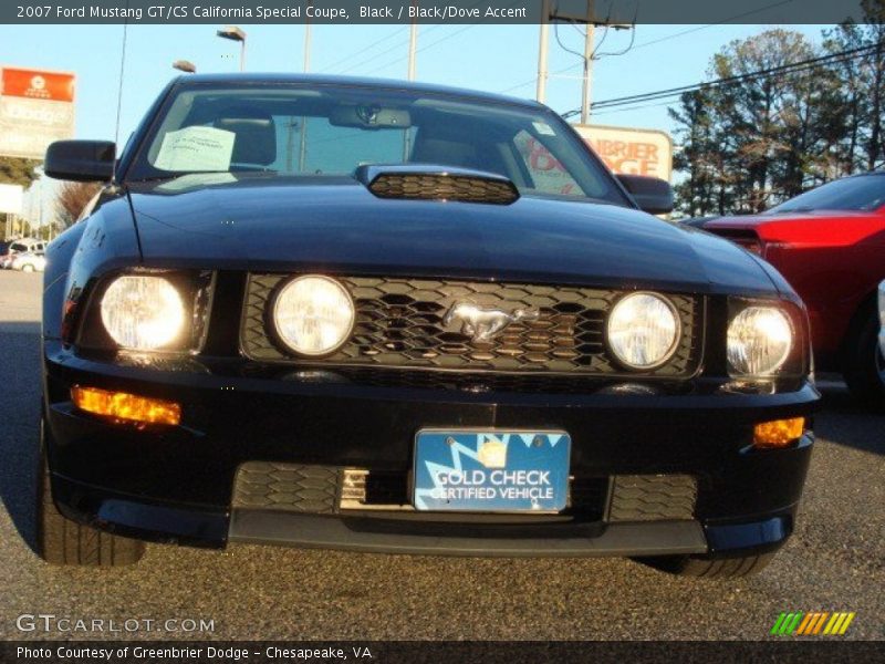 Black / Black/Dove Accent 2007 Ford Mustang GT/CS California Special Coupe