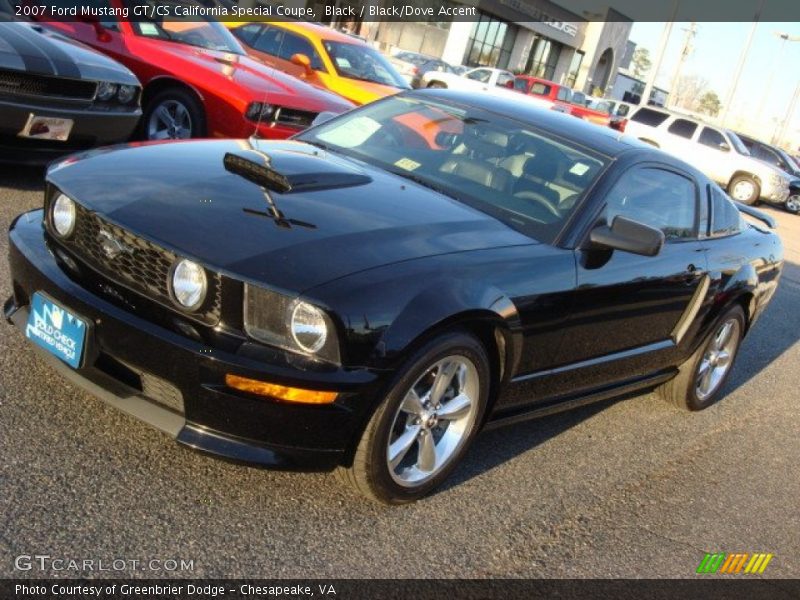 Black / Black/Dove Accent 2007 Ford Mustang GT/CS California Special Coupe