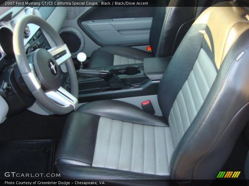 Black / Black/Dove Accent 2007 Ford Mustang GT/CS California Special Coupe