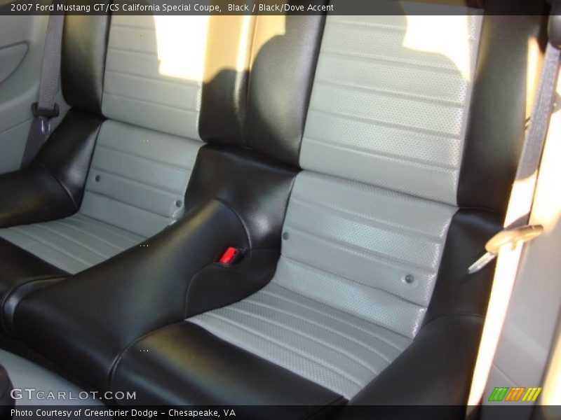 Black / Black/Dove Accent 2007 Ford Mustang GT/CS California Special Coupe