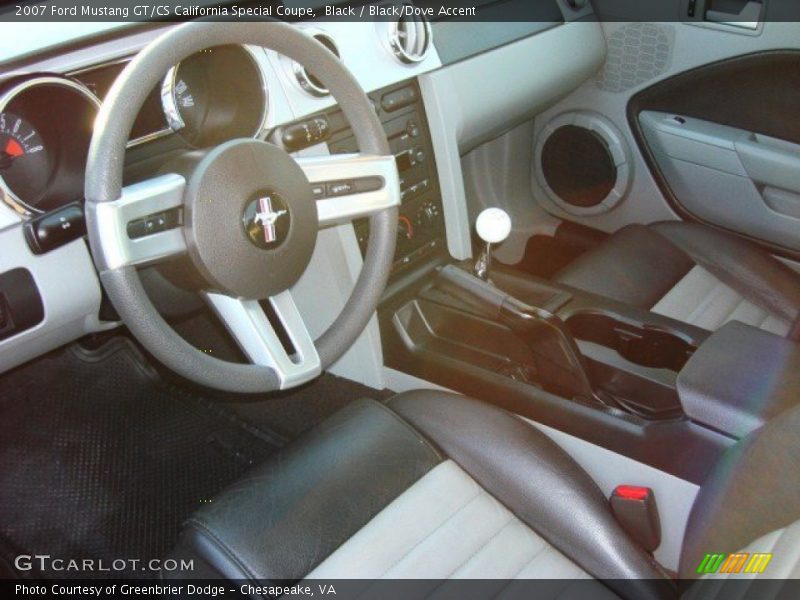 Black / Black/Dove Accent 2007 Ford Mustang GT/CS California Special Coupe