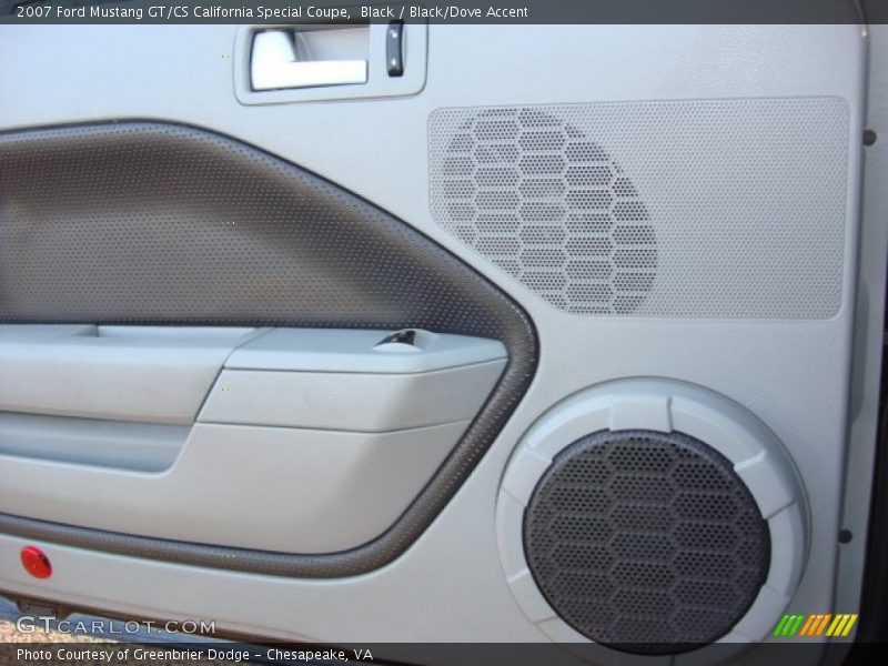 Black / Black/Dove Accent 2007 Ford Mustang GT/CS California Special Coupe