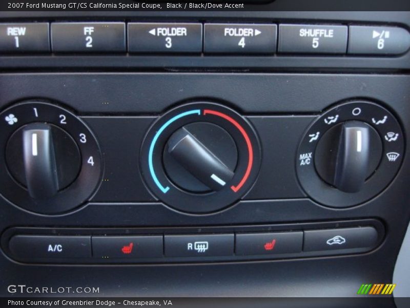 Black / Black/Dove Accent 2007 Ford Mustang GT/CS California Special Coupe