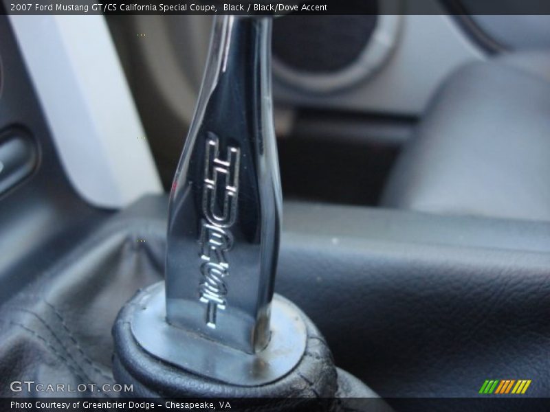 Black / Black/Dove Accent 2007 Ford Mustang GT/CS California Special Coupe