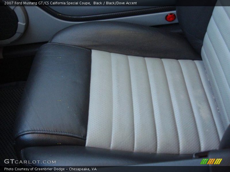 Black / Black/Dove Accent 2007 Ford Mustang GT/CS California Special Coupe