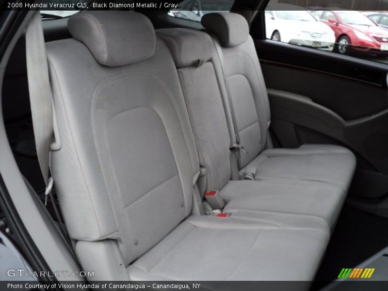 Black Diamond Metallic / Gray 2008 Hyundai Veracruz GLS