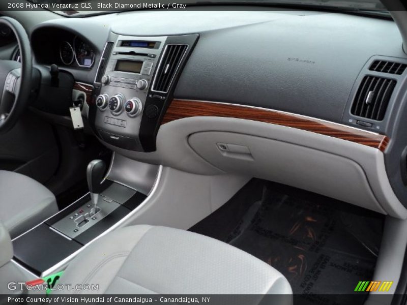 Black Diamond Metallic / Gray 2008 Hyundai Veracruz GLS