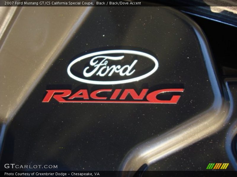 Black / Black/Dove Accent 2007 Ford Mustang GT/CS California Special Coupe